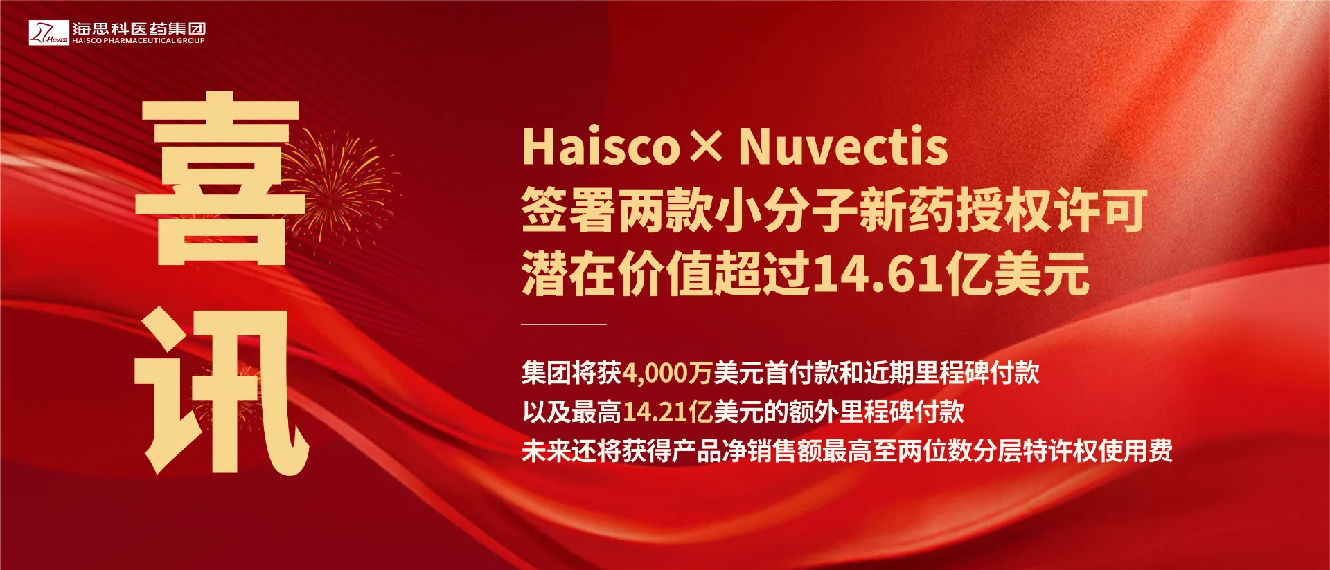 永利y23455官网与Nuvectis就两款小分子新药签署授权许可协议